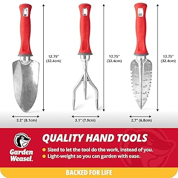 Amazon.com : Garden Weasel 3-Piece Hand Tool Combo Set